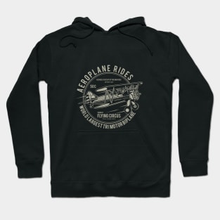 Aircraft Pilot BiPlane Flying Circus Hoodie